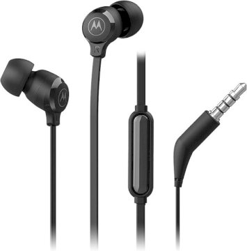 Écouteurs Motorola 3-S avec microphone - Jack de connexion 3,5 mm - Couleur Noir