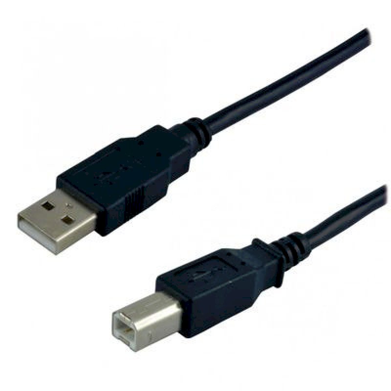 Cable USB2 A/B  1,8m pour imprimantes et périphériques * 2090044 *