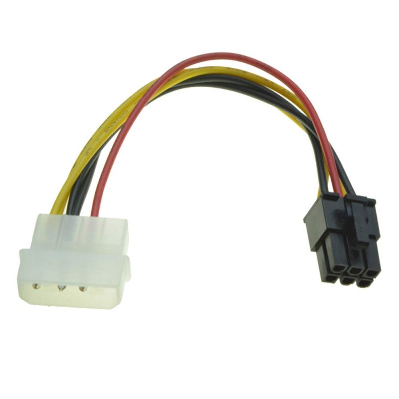 Adaptateur MOLEX LP4 PCIE 6pins