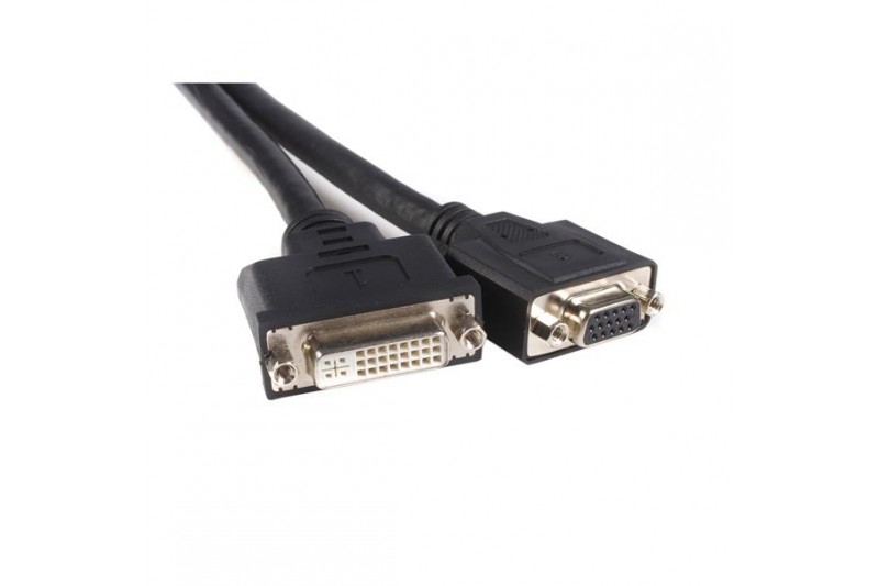 StarTech.com Câble 20 cm LFH 59 mâle vers femelle DVI I VGA DMS 59