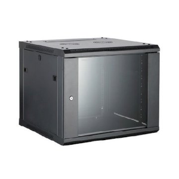 Coffret baie 19 12U noir prof. 600 mm livré monté * 8062353 *