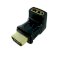Adaptateur HDMI coudé bas - Mâle / Femelle