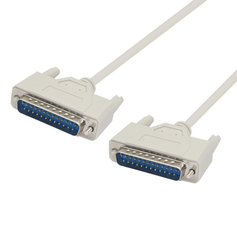 Cables to Go - Câble série / parallèle - DB-25 (M) - DB-25 (M) - 1 m - Moulé