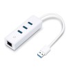 TP-LINK 3-Port USB 3.0 Hub GB Ethernet Adapter * UE330 *