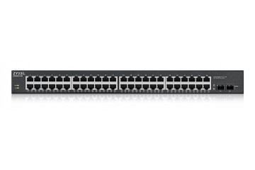 ZyXEL ZY-GS1900-48HPV2 - Switch intelligent - 48 x 10/100/1000 2 SFP (x24 PoE+)