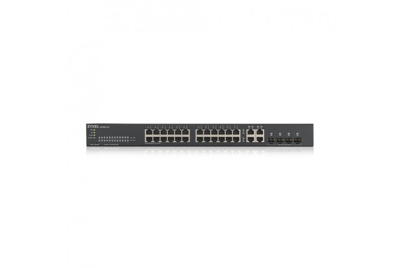 Zyxel GS1920-24v2 - 24 ports + 4 SFP - intelligent - Montable sur rack