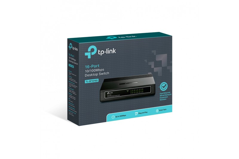 TP-LINK 16-Port 10/100 -Switch  * SF1016D *