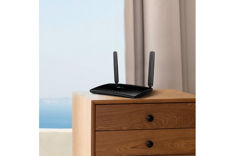 TP-LINK TL-MR6400 - Modem/Routeur 4G LTE WiFi N 300 Mbps 802.11b/g/n TP-LINK TL-MR6400 - Modem/Routeur 4G LTE WiFi N 300 Mbps 802.11b/g/n