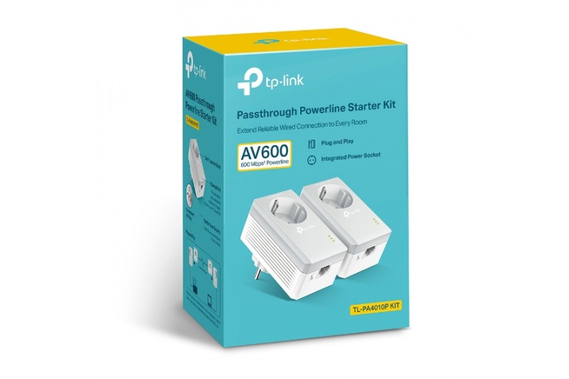 TP-LINK CPL KITx2 AV 500+ Powerline avec prise * TL-PA4010PKIT * TP-LINK CPL KITx2 AV 500+ Powerline avec prise * TL-PA4010PKIT *