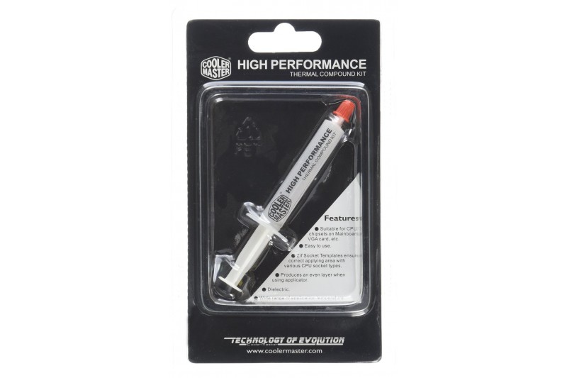 Pâte Thermique Silver Cooler Master HTK-002  (2.5 Grammes)