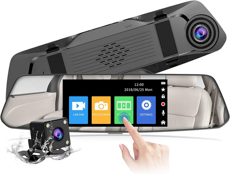 Caméra avant et arrière Retroviseur GPS Android 64go 4G 1080p *KOSMOS*