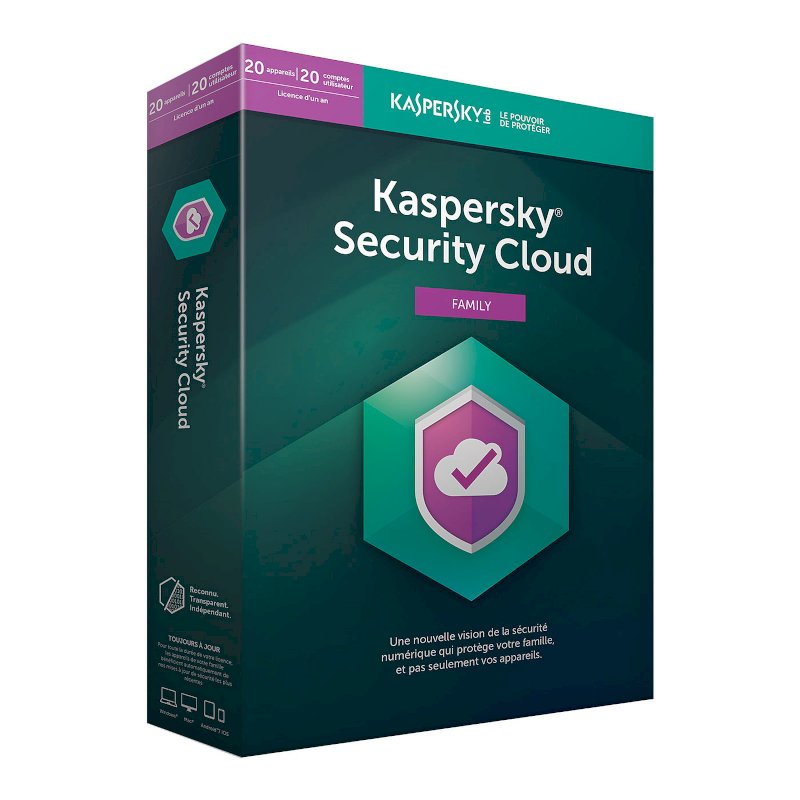 KASPERSKY Security Cloud 20 Postes / 1 An * KL1925F5NFS-9 *