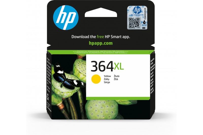 HP 364XL - Cartouche d'impression - 1 x jaune - 750 pages HP 364XL - Cartouche d'impression - 1 x jaune - 750 pages