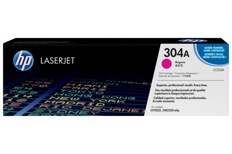 HP 304A- Cartouche de toner - 1 x magenta - 2 800 pages * CC533A *