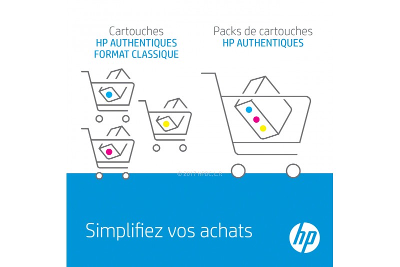 HP 56/57 Combo Pack - Pack de 2 - noir, couleur