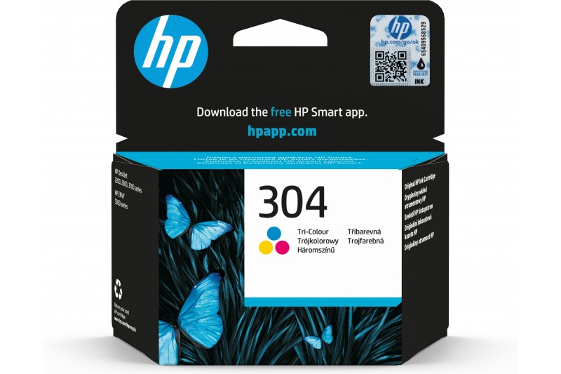 HP 304 - Tricolore - original - cartouche d'encre