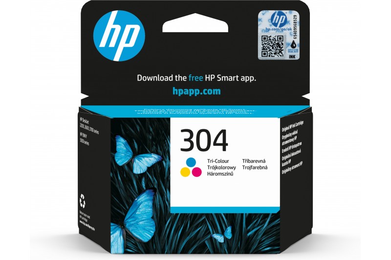 HP 304 - Tricolore - original - cartouche d'encre HP 304 - Tricolore - original - cartouche d'encre