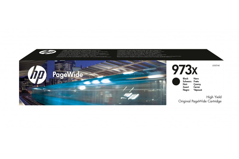 HP 973X - à rendement élevé - noir - originale - PageWide - cartouche d'encre