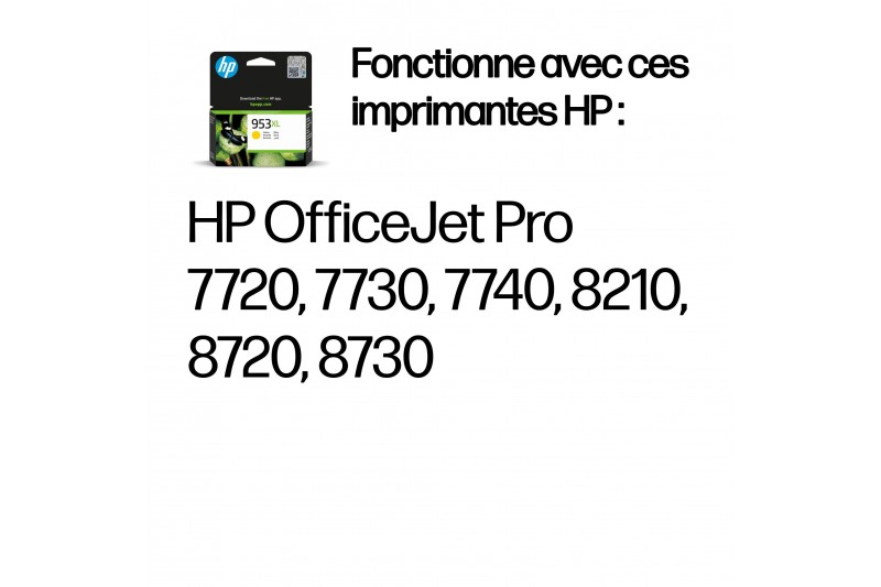 Cartouche jet d'encre HP 953XL Original - Jaune