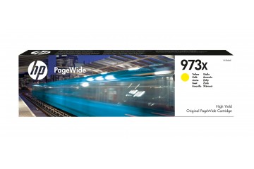 HP 973X - a rendement eleve - jaune - originale - PageWide - cartouche d encre