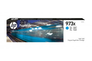 HP 973X - a rendement eleve - Cyan - originale - PageWide - cartouche d encre