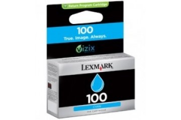Cartouche jet d'encre Lexmark No. 100 - Cyan