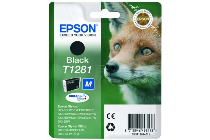 Epson T1281  - Cartouche d'impression - 1 x noir,