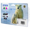 Epson 26 Multipack - Cartouche d'impression - 1 x noir, jaune, cyan, magenta