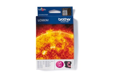 Brother LC980M - Cartouche d'impression - 1 x magenta - 260 pages (Pour DCP)
