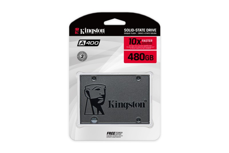 SSD 2,5 480Go SATA III A400 Read:500mb / Write:320mb *Kingston SA400S37/480 * SSD 2,5 480Go SATA III A400 Read:500mb / Write:320mb *Kingston SA400S37/480 *