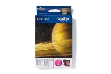 Brother LC1100M - Cartouche d'impression - 1 x magenta - 325 pages (Pour MFC)