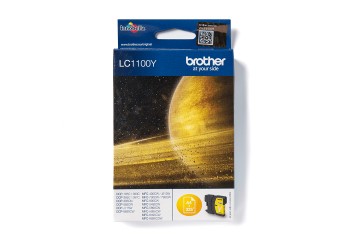 Brother LC1100Y - Cartouche d'impression - 1 x jaune - 400 pages (Pour MFC)