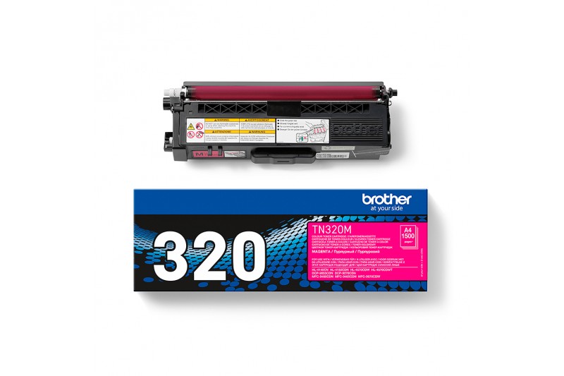 Brother TN320M - Magenta - original - cartouche de toner Brother TN320M - Magenta - original - cartouche de toner