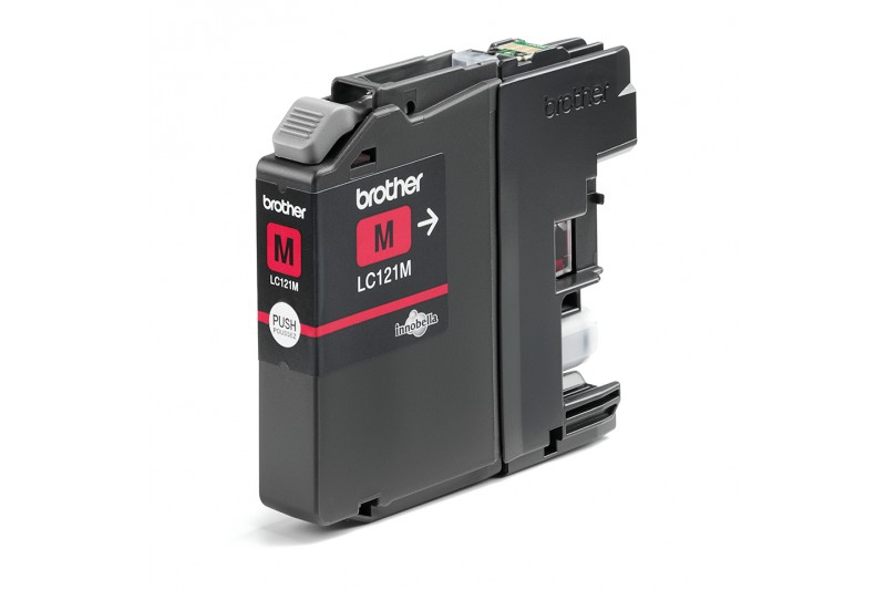 Brother LC121M - Cartouche d'impression - 1 x magenta - 300 pages Brother LC121M - Cartouche d'impression - 1 x magenta - 300 pages