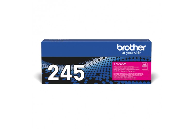 Brother TN245M - À rendement élevé - Magenta - original Brother TN245M - À rendement élevé - Magenta - original