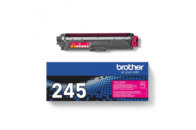 Brother TN245M - À rendement élevé - Magenta - original Brother TN245M - À rendement élevé - Magenta - original