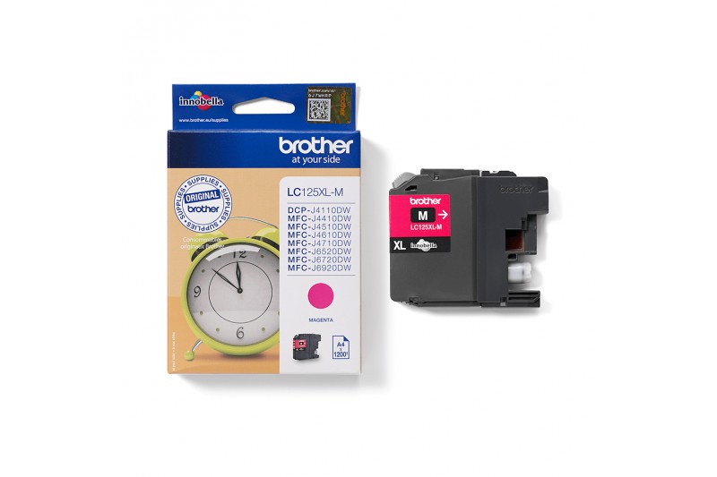Brother LC125XLM - Super High Yield - magenta - original Brother LC125XLM - Super High Yield - magenta - original