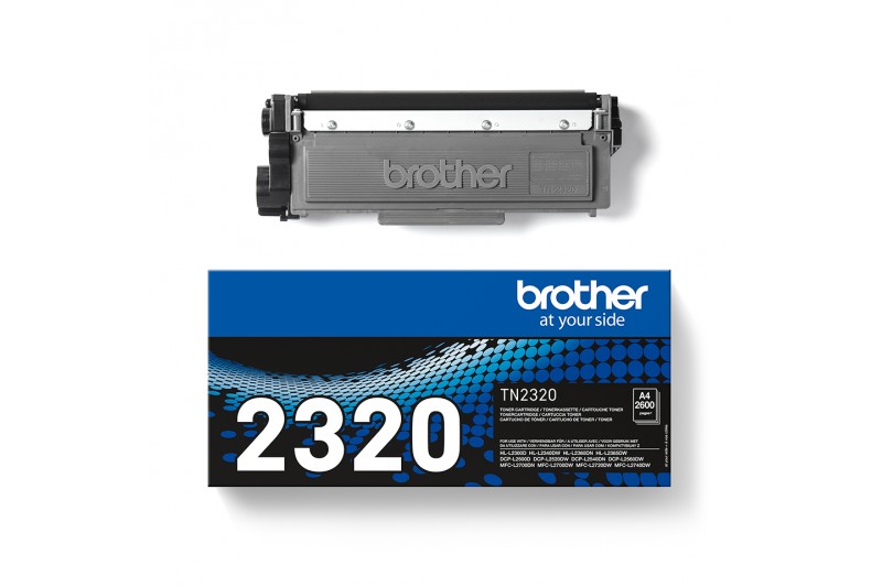Brother TN2320 - Noir - original - cartouche de toner