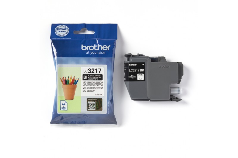 Brother LC3217BK - noir - originale - cartouche d'encre