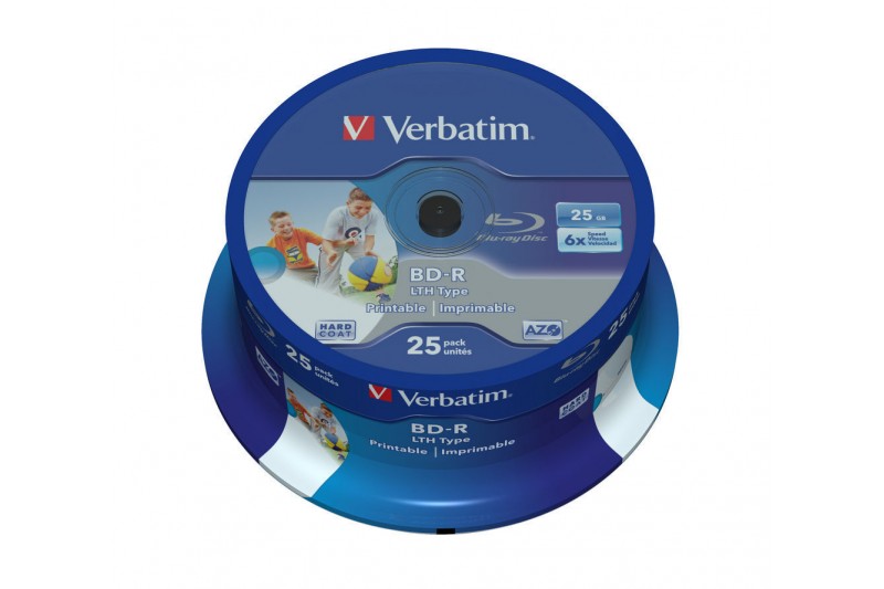 Verbatim BD-R BLU-RAY 25GB 6X Cake box x25 Verbatim BD-R BLU-RAY 25GB 6X Cake box x25