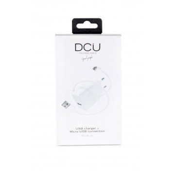 CHARGEUR 5V 2.4A  + MICRO USB (1m) * DCU 37150000 *