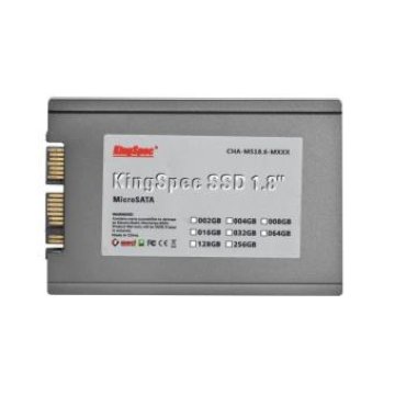 KingSpec 128GB MicroSATA (SATA III) 1.8-inch SSD  Model CHA-MS18.6-M128