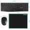 Pack Clavier  avec Souris sans fil + tapis Advance* CLS-7100RF *