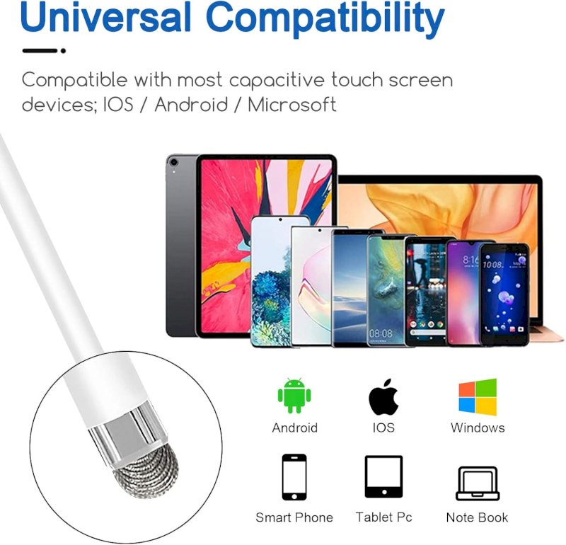Stylet Universel Capacitif Stylo Crayon Style IOS/Android/Liseuse