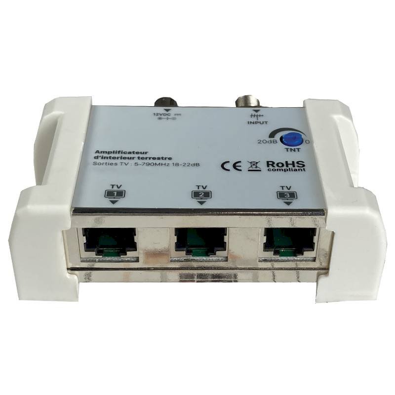UPTEC - Distributeur TV actif - 3TNT 3 RJ45 * 8064083 *