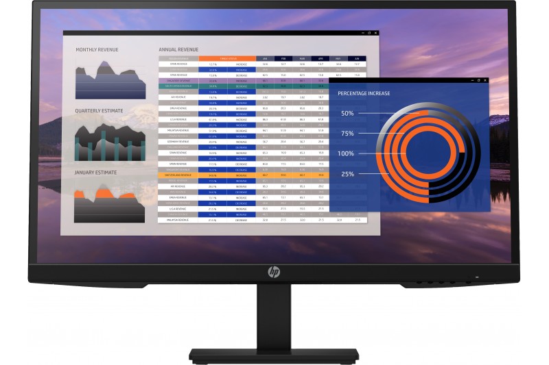 Ecran 27'' multimedia - 5 ms-DP VGA HDMI * HP P27h G4* 7VH95AA Ecran 27'' multimedia - 5 ms-DP VGA HDMI * HP P27h G4* 7VH95AA