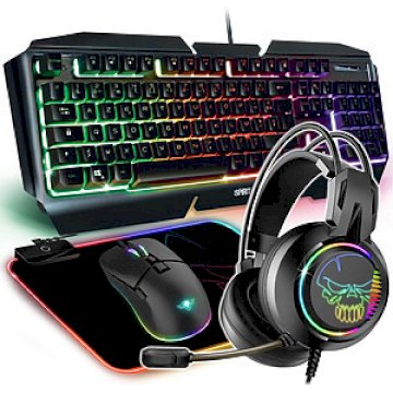 Pack Spirit Of Gamer ULTIMATE 500 PACK 4 Clavier+souris+tapis+casque*CLS-MKH500*