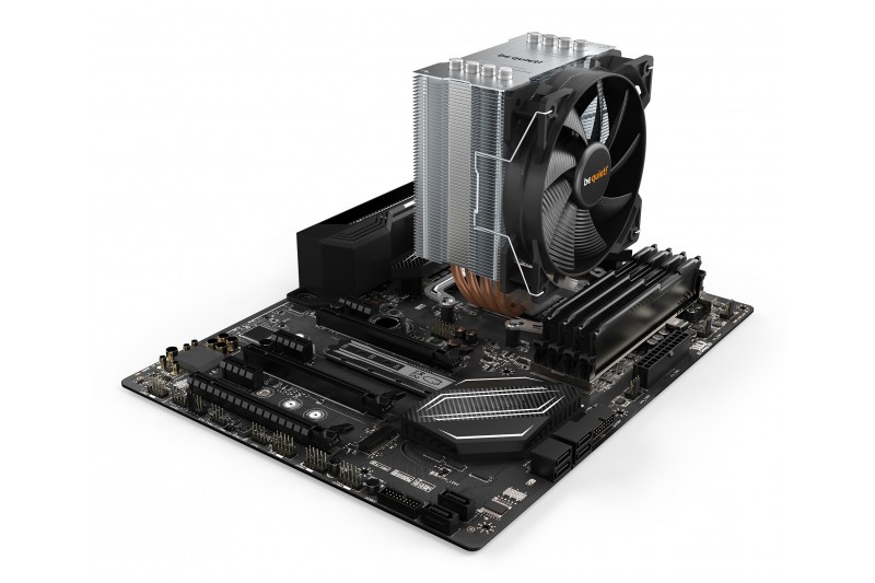 Ventilateur CPU compatible INTEL, AM3+ AM4 AM5 Be Quiet PURE ROCK 2