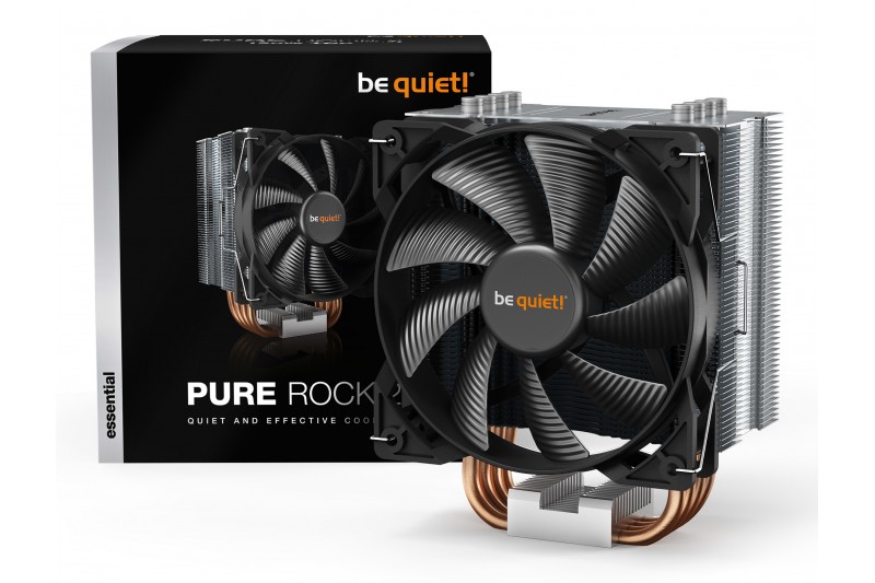 Ventilateur CPU compatible INTEL, AM3+ AM4 AM5 Be Quiet PURE ROCK 2