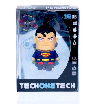 Clé USB TechOneTech Super Superman USB 2.0 32Go * TEC5099-32 *